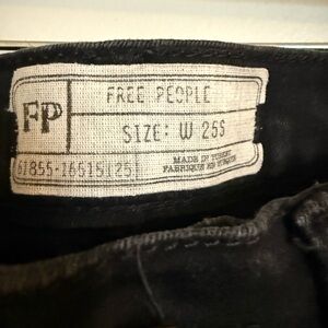 Free People Black skinny Jeans goth, grunge, gothcore, skinny jeans, whimsgoth